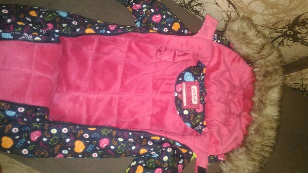 Зимний комбинезон на девочку