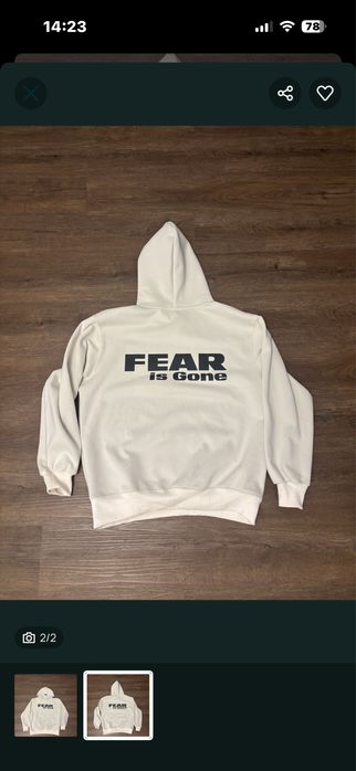 Hanorac Alb Essentials Fear Of God