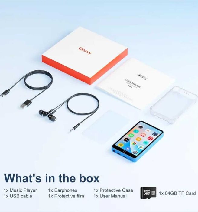 MP3-плеер Oilsky M303 Pro Android 9.0 Bluetooth\WiFi