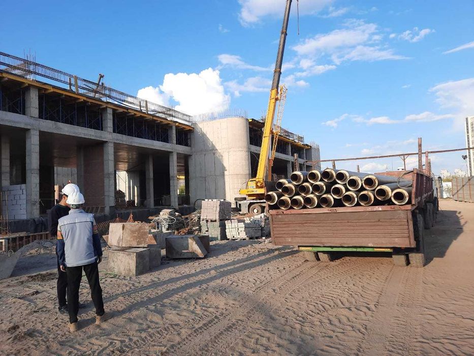 Трубы в ППУ изоляции для теплотрасс