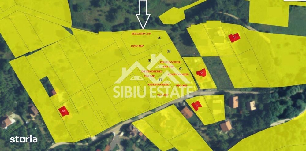 Terenuri intravilane cu PUZ și utilități în Cisnădioara