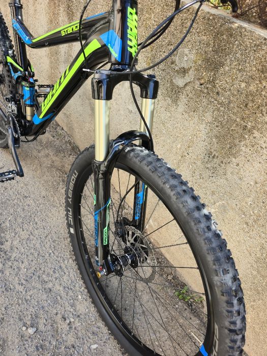 Giant Stance 27.5 M размер Като нов 2х10 XT въздушно окачване Sr Suntour мекица Немски велосипед Алуминиев