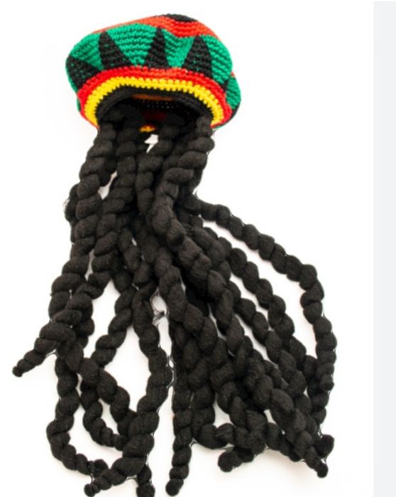 Карнавальная шапка-парик с дредами