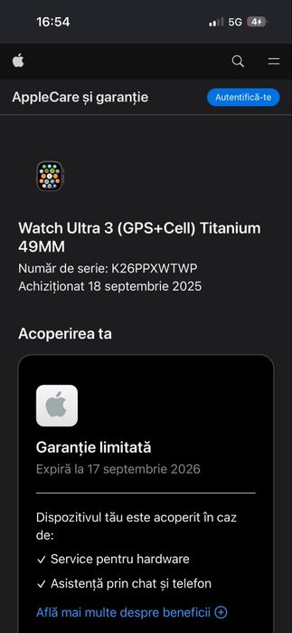 Apple watch ultra 3 Titanium