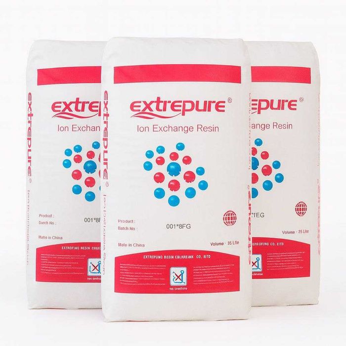 Kvars qumi, Aktivlashtirilgan ko‘mir, Kationit 001×8 (FG)