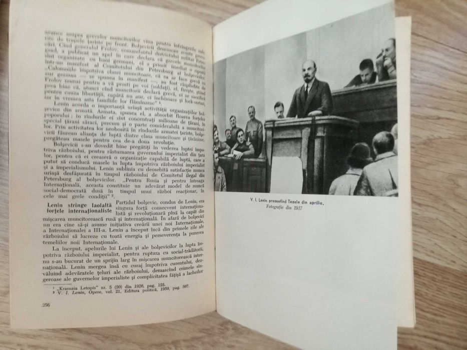 Carte Lenin, Biografie,editura Politica 1960