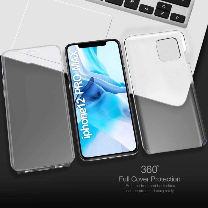 Husa CRYSTAL 360° fata + spate iPhone 13 , 13 Mini, 13 Pro, 13 Pro Max