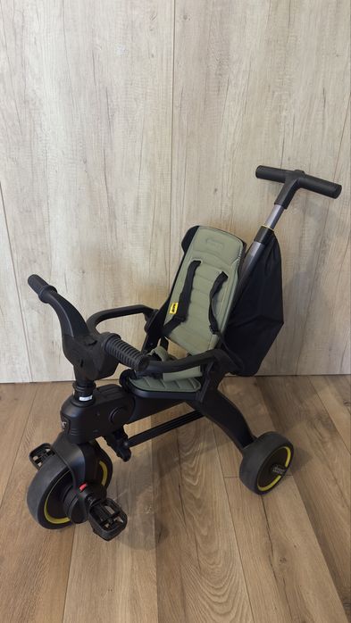 Tricicletă pliabilă Doona Liki Trike S3 – Olive Green (Verde Măsliniu)
