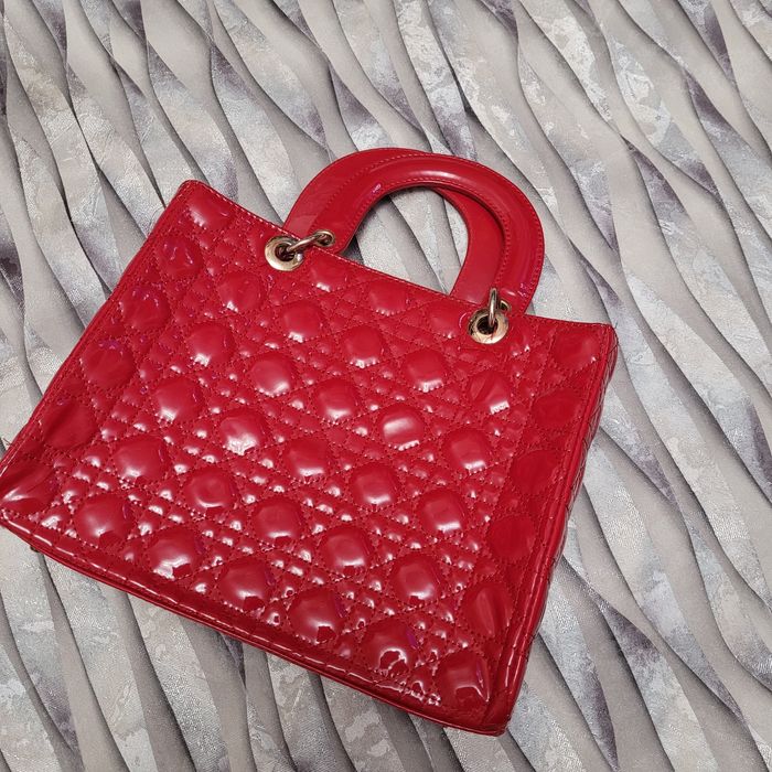 Сумка женская красная