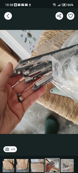 Polite rafturi Ikea lemn pin  Ivar