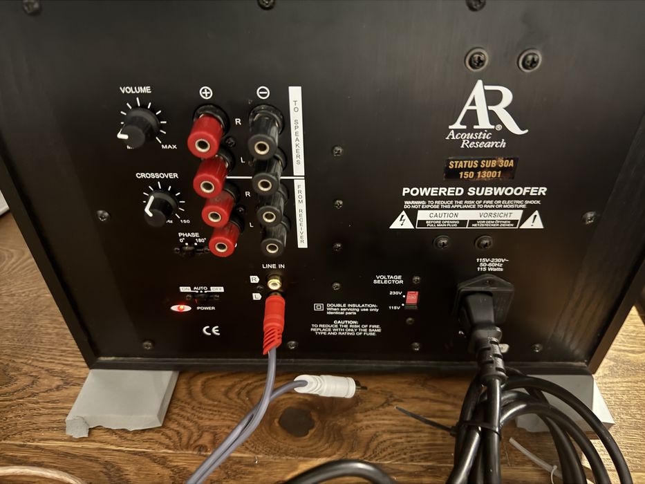 Subwoofer acoustic research 30a