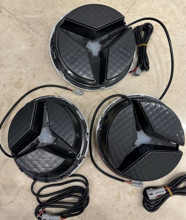 Emblema grila led radiator luminata Mercedes class A C B S CLS ML CLA