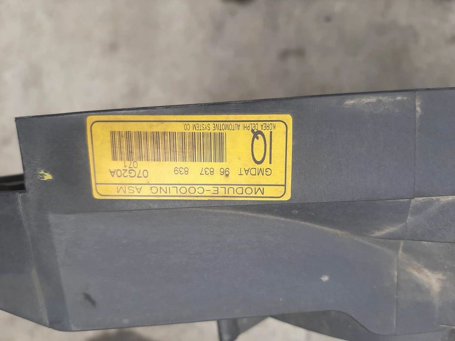 electroventilator  2.0 d  chevrolet captiva  opel antara  96837839