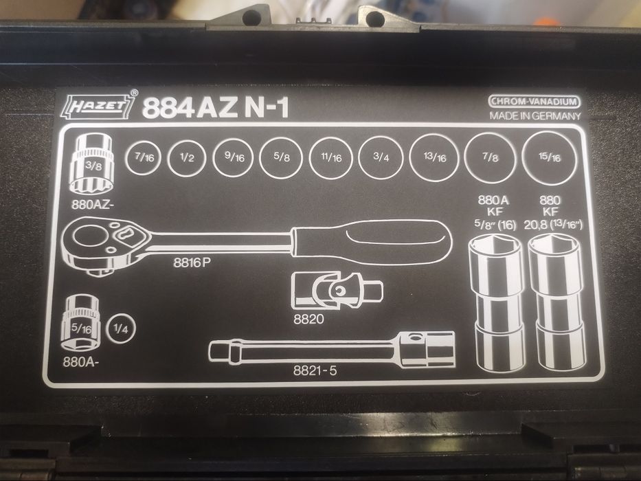 Trusa tubulare Hazet 884AZN-1 SUA