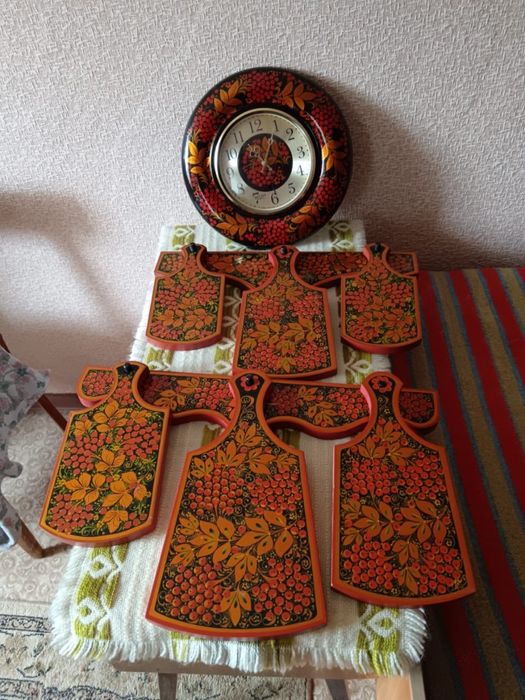 Набор Россия хохлома дерево.