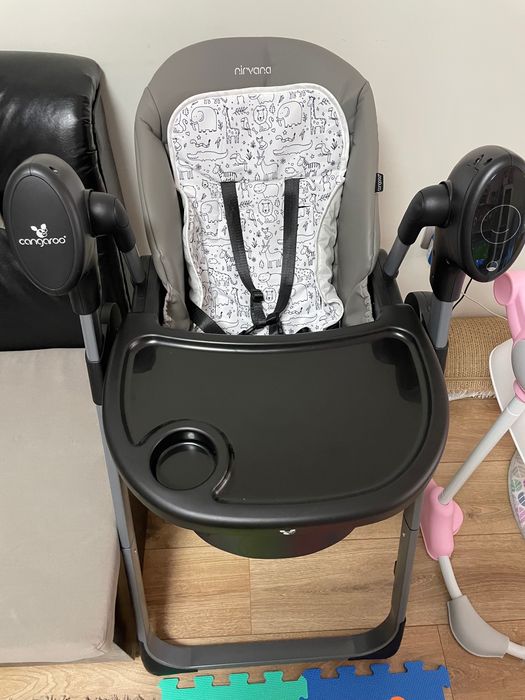 Комбиниран стол за хранене и люлка Cangaroo Nirvana