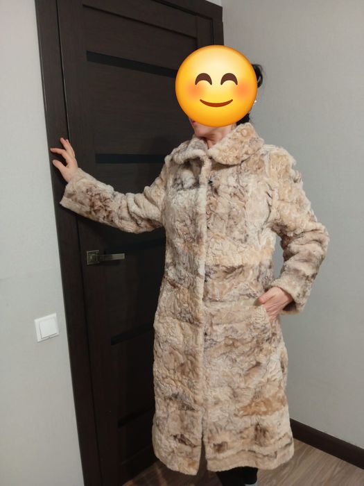 Шуба светлая овчина