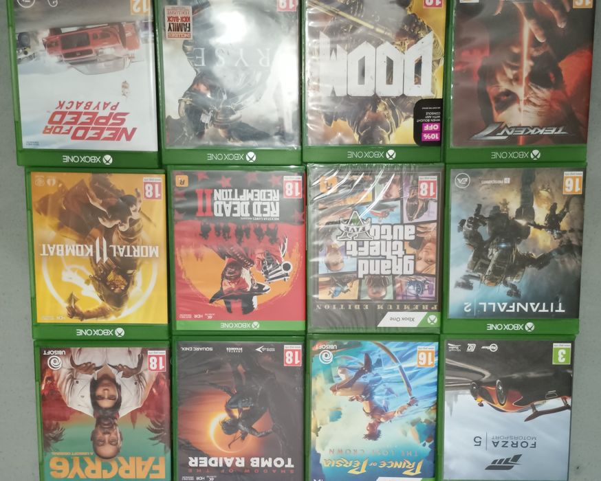 Xbox one X 4k + 20 игри