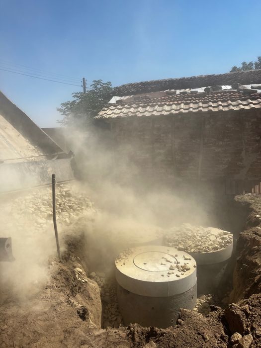 Услуги с багер Пазарджик изграждане  на септични ями