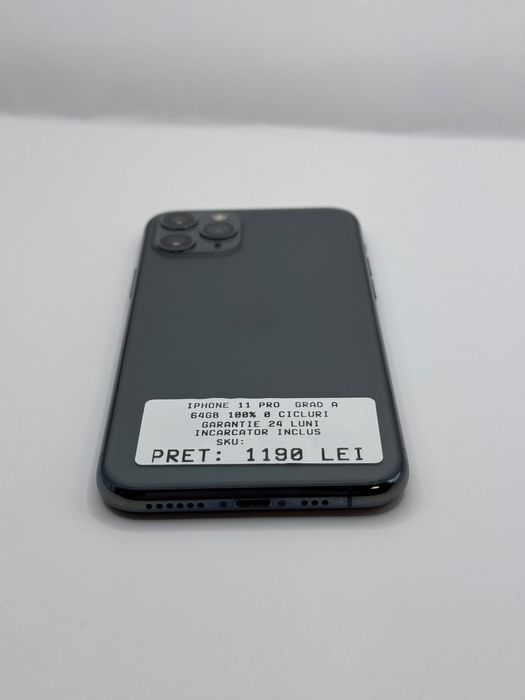 Iphone 11 Pro 64GB 100% Garantie Rate - zonemag.ro