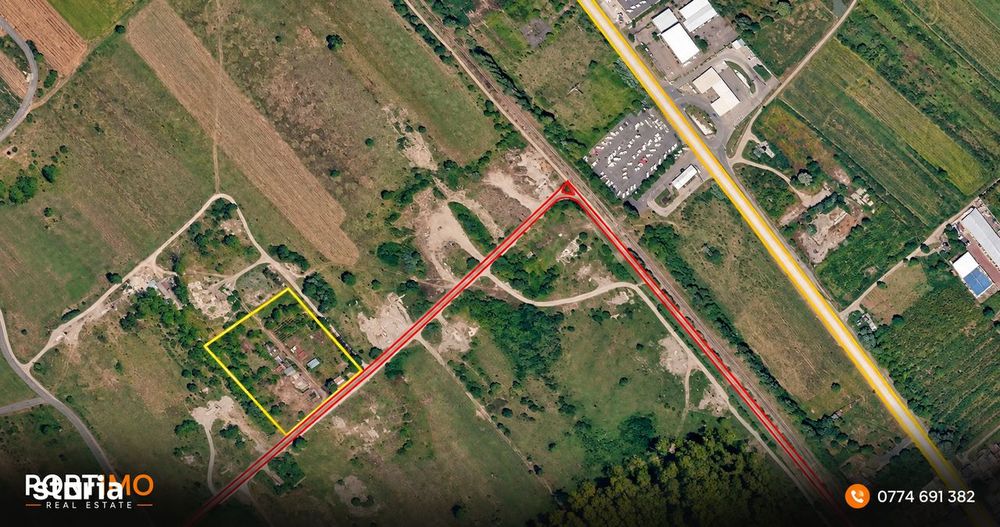 Ansamblu~Teren 8.000 mp + Spatiu comercial 420 mp ~Aninoasa – Viforata