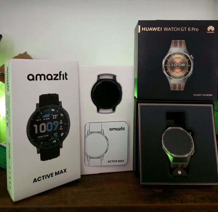 Smartwatch: Amazfit & Huawei GT6 Pro