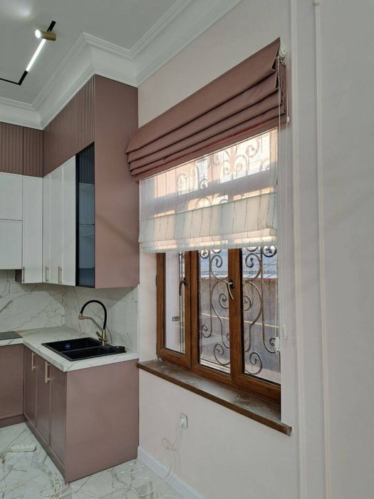 Римские шторы готовы к изготовлению.