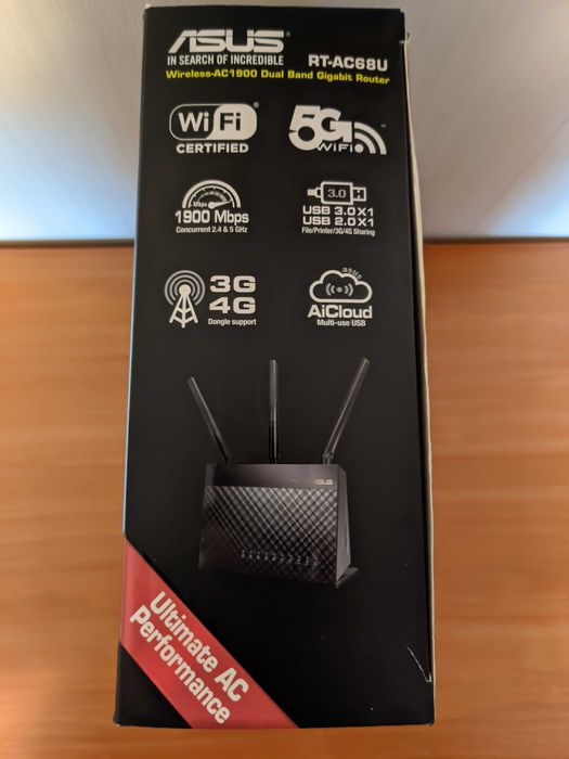 Гигабитов рутер - Asus RT-AC68U / DSL-AC68U