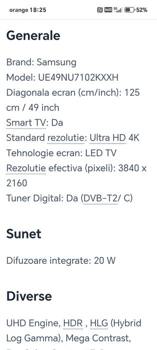 Televizor Samsung