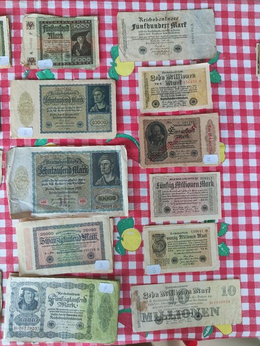 Bancnote istorice Germania, perioada hiperinflației 1920-1923, Papiermark