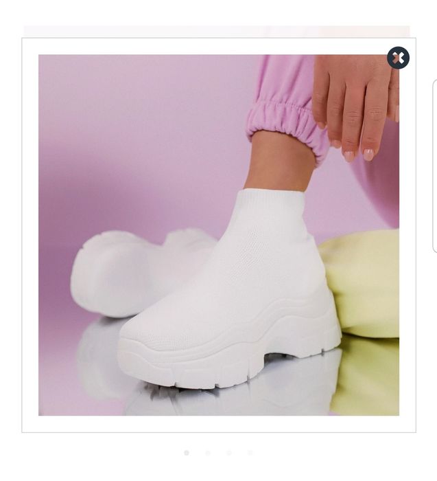 Adidasi albi noi nr 38