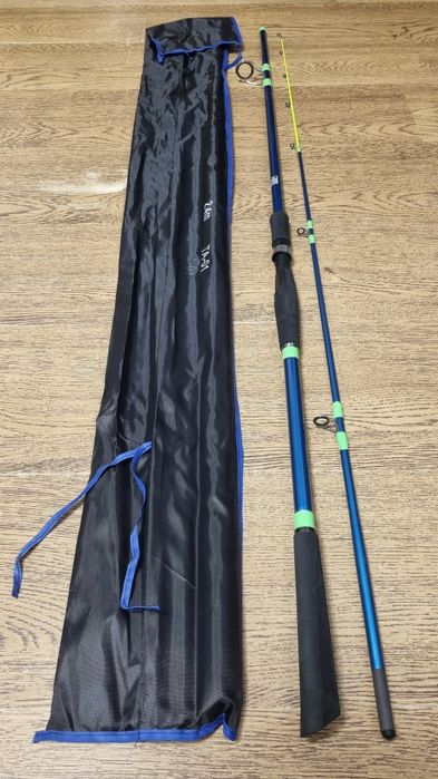 SET 4 Lansete SAIMINO WHITE AMUR 2,40M 80-200g + 4 Mulinete FL CFB6000