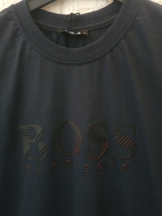 Мъжки тениски Boss тъмносиня Черна и бяла S, M, L и XL
