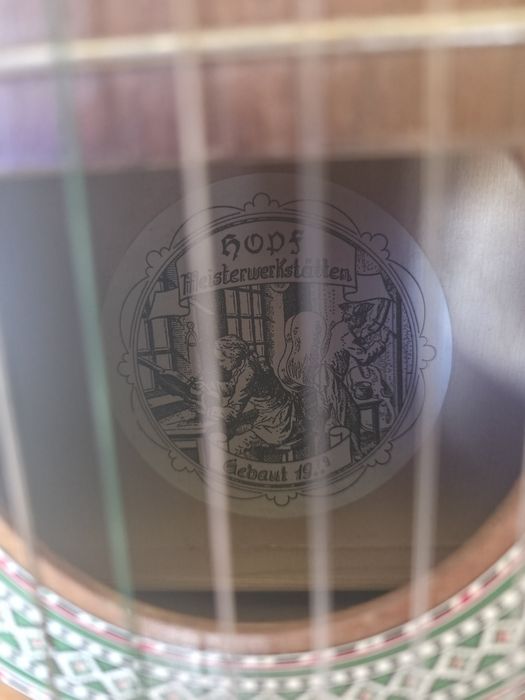 Chitara acustica Hopf MeisterwerKstätten 1979