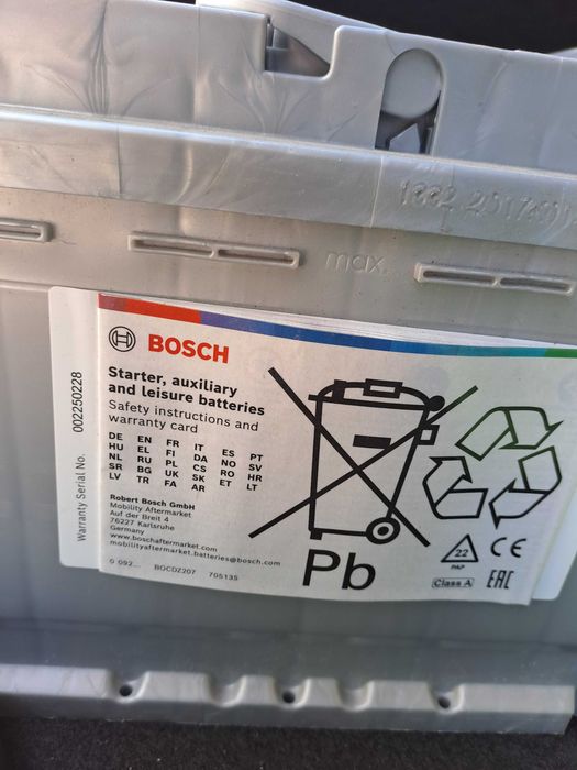 Нов акумулатор BOSCH PE005 POWER Start-Stop EFB 60Ah 640A