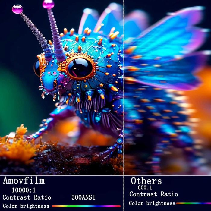 Проектор  Домашно кино 4K/до 130инча/120ANSI лумена/високоговорител