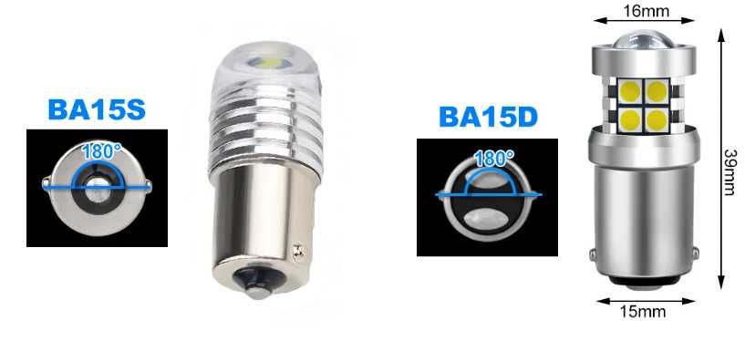 BA15S, BA15D LED крушки