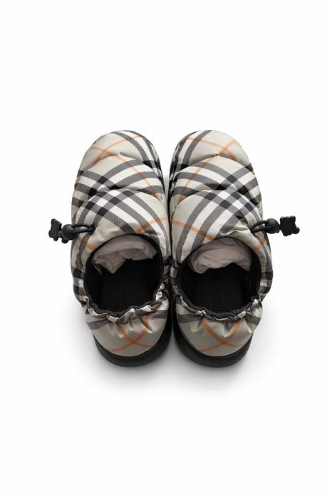Burberry Check Quilted Mules (multicolour)