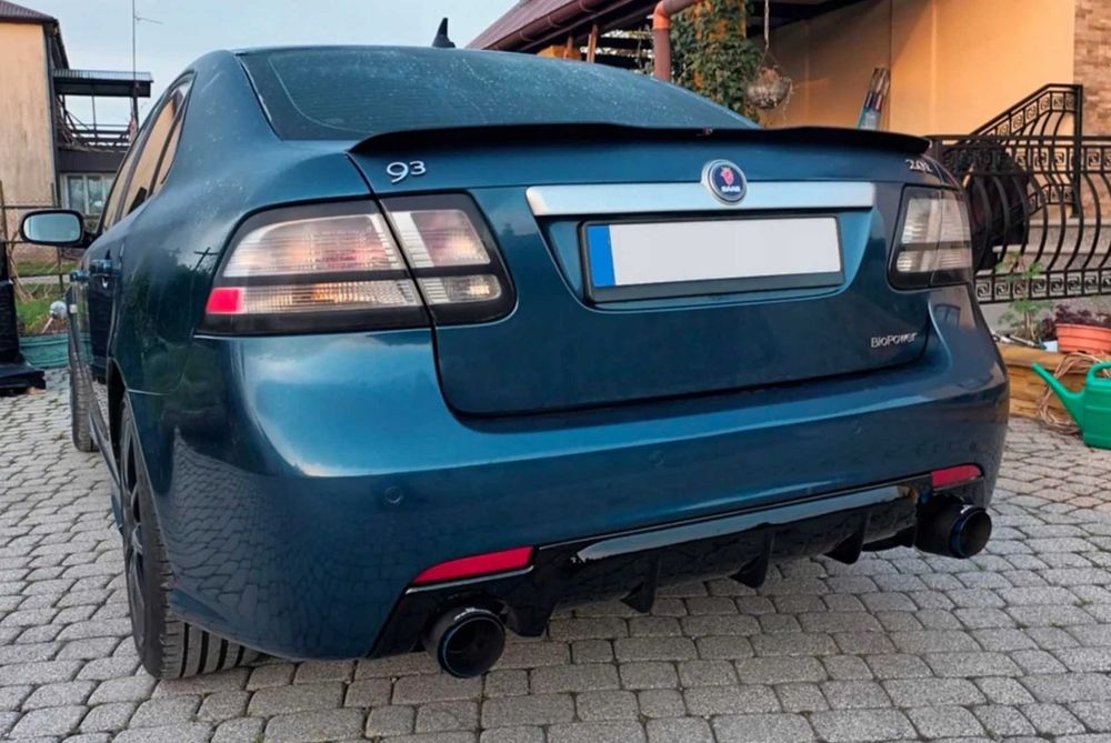 Difuzor bara spate fusta lip spoiler SAAB 93 9-3 AERO 2006+ SEDAN