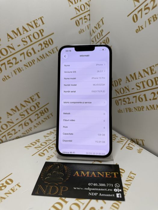 NDP Amanet Braila Iphone 13 Pro(51730)