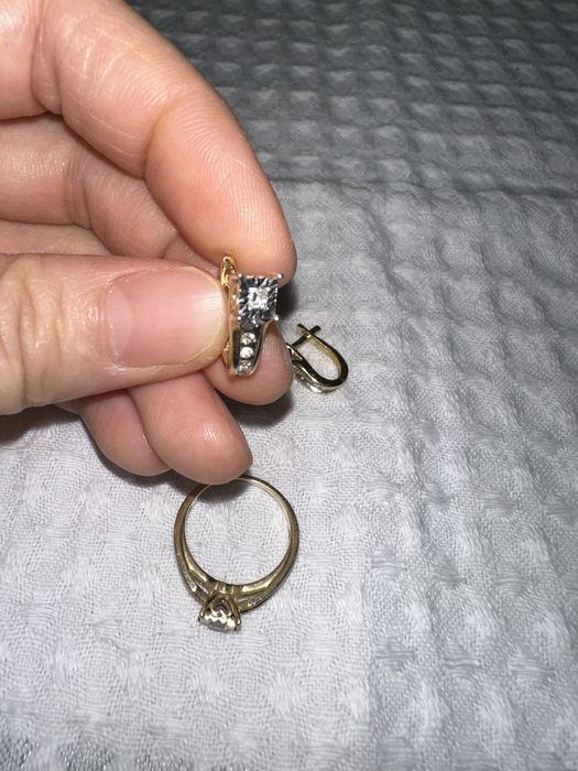 Серьги и кольцо