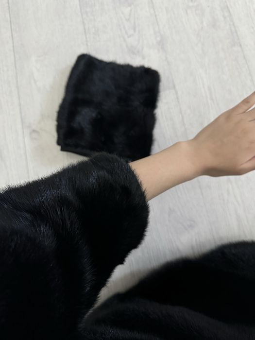 Норковую шуба с копюшон