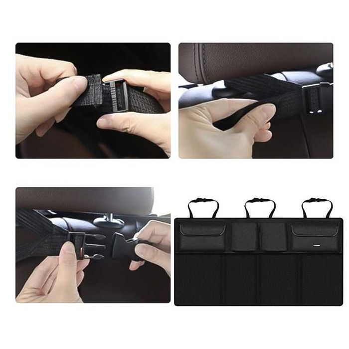 Органайзер за багажник на автомобил, подреден багажник, с 8 джоба