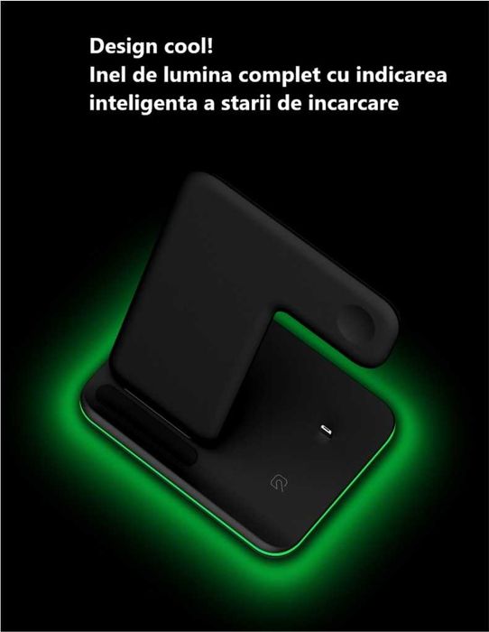 Incarcator Wireless,15 W, Suport incarcare fara fir la Reducere