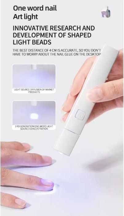 Lampă Unghii MOSYRA™, LED UV, fără fir