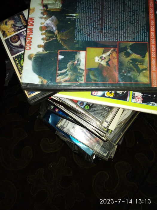 Коллекция CD- дисков, 100дисков, 1диск-1 тыс.сум, только оптом