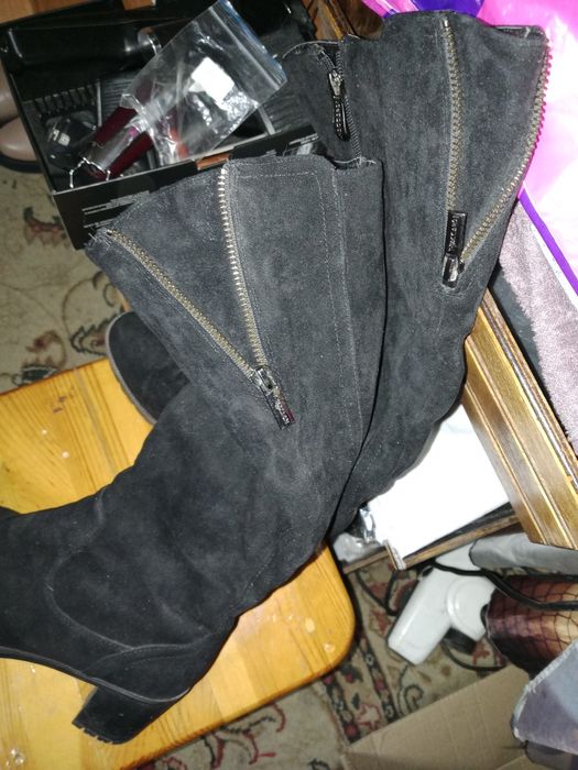 Обувь весенняя,замша