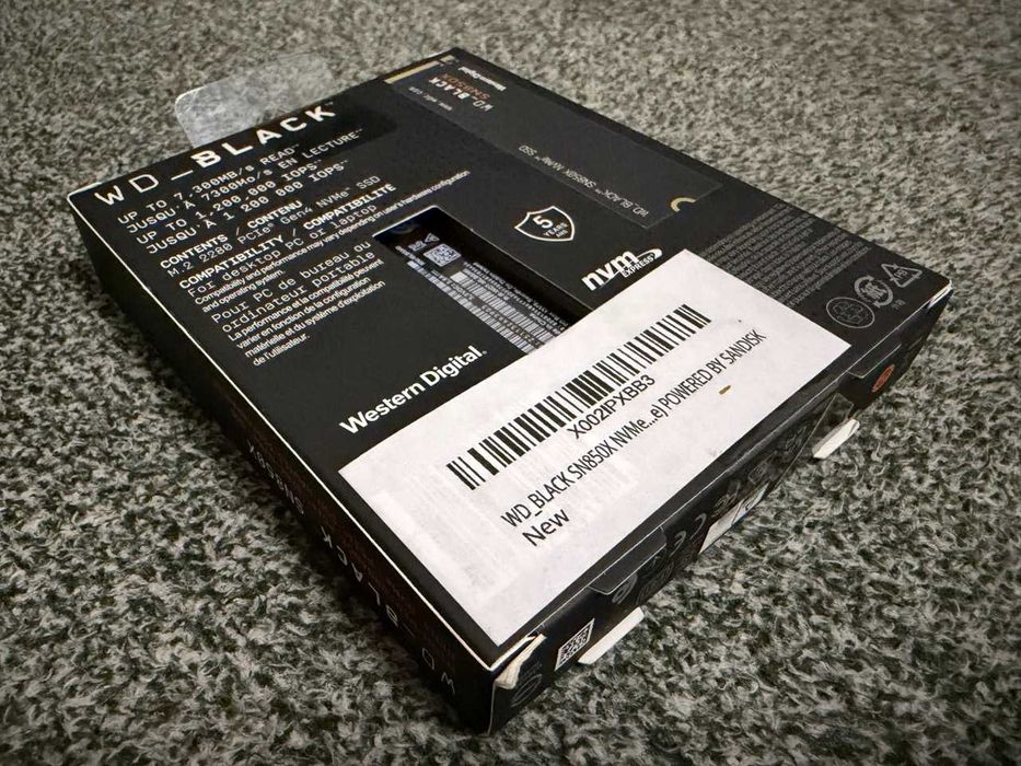 SSD 4 Tb / WD (Sandisk) SN850X / M.2 NVMe / PCIe 4.0 / Sigilat