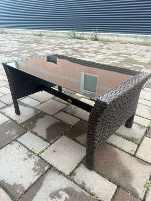 Măsuță terasă de sticlă
