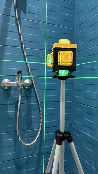 4D лазерен нивелир – 16 зелени лини